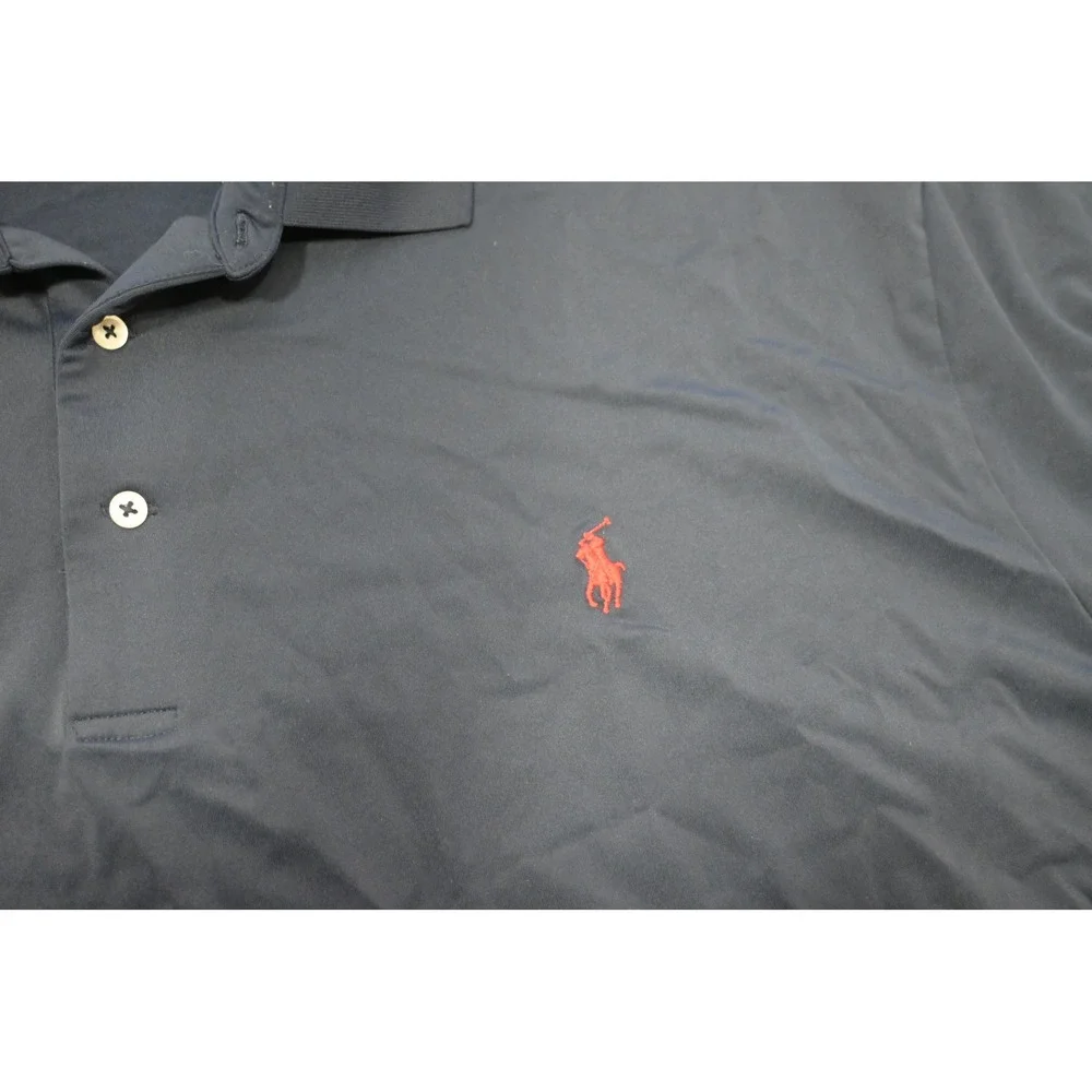 Polo Ralph Lauren Performance Golf Polo Shirt Mens 2XB Blue Short Sleeve Wicking
